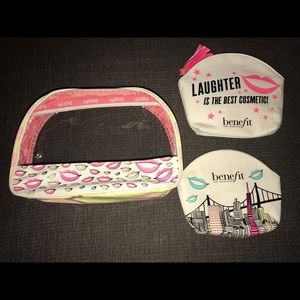 Benefit Cosmetics Nesting makeup cosmetics bags NEW!